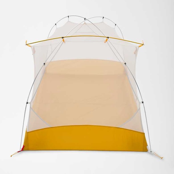 NWT The North Face Trail Lite 2 Tent In Khaki Stone/Arrowwood Yellow - Picture 2 of 9